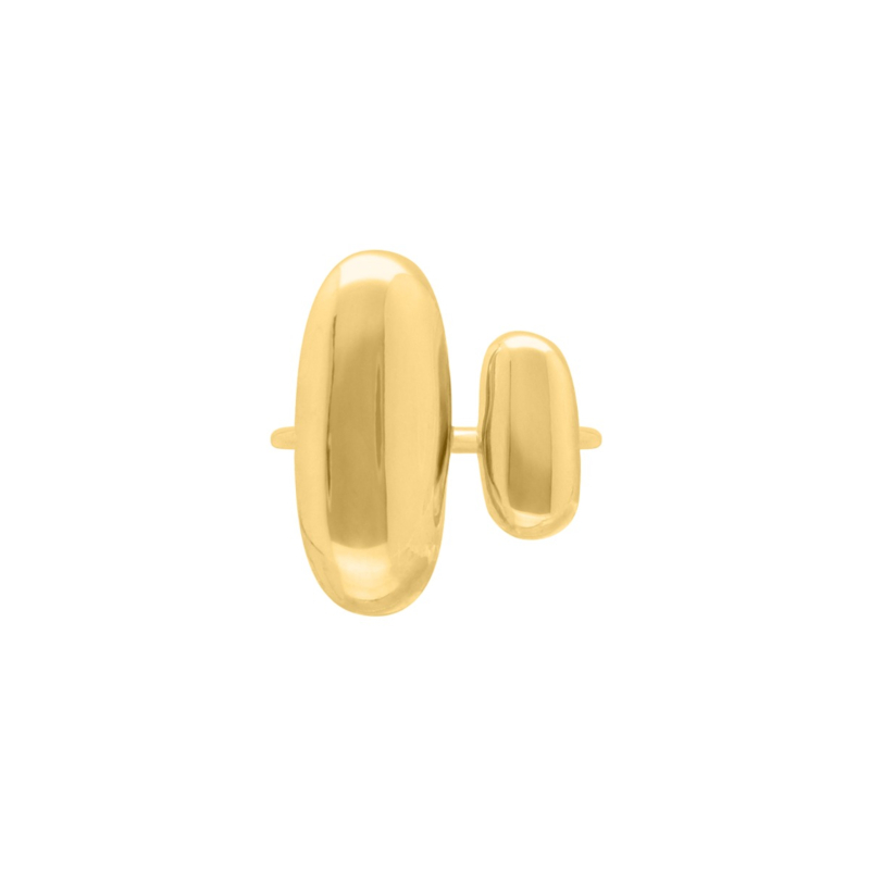 Bold ring open goudkleurig