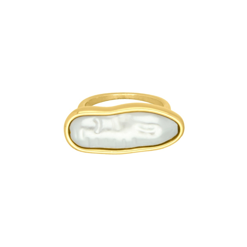 Ring parel organic goud