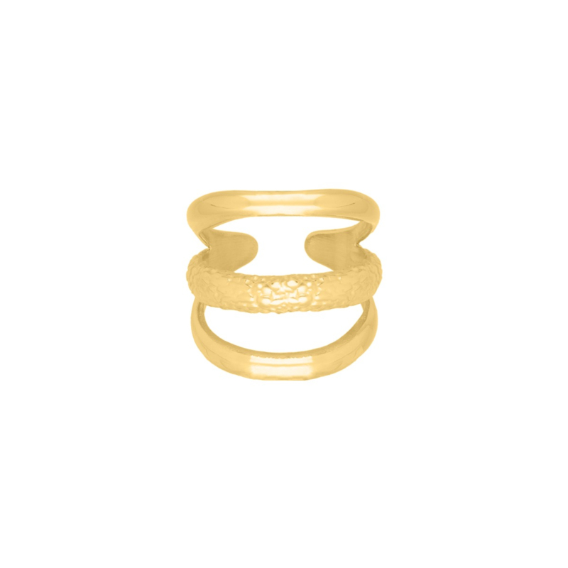 Ring triple goud