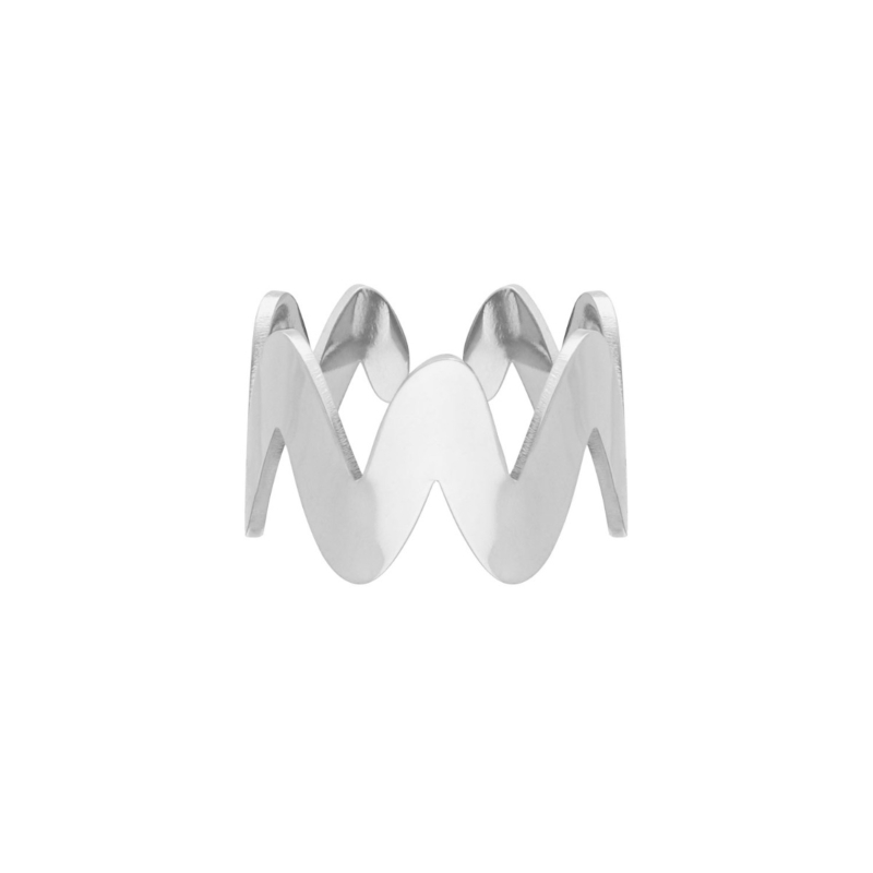 Trending zigzag ring