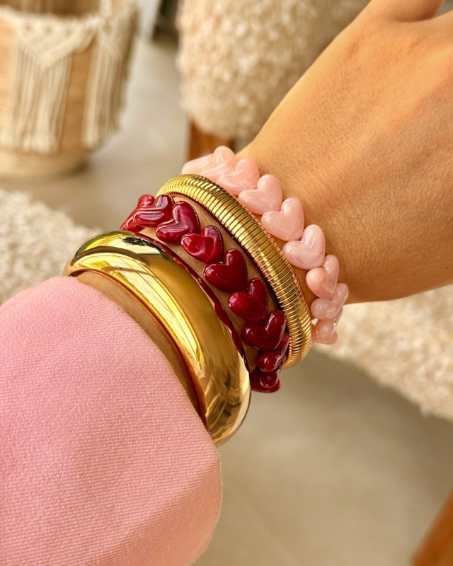 gouden gekleurde armparty