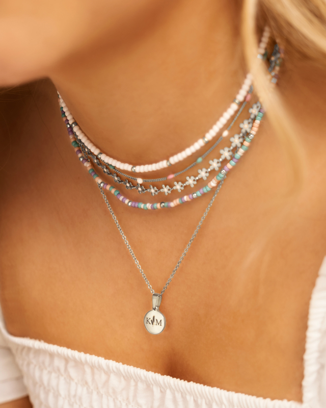 Zilveren necklaceparty