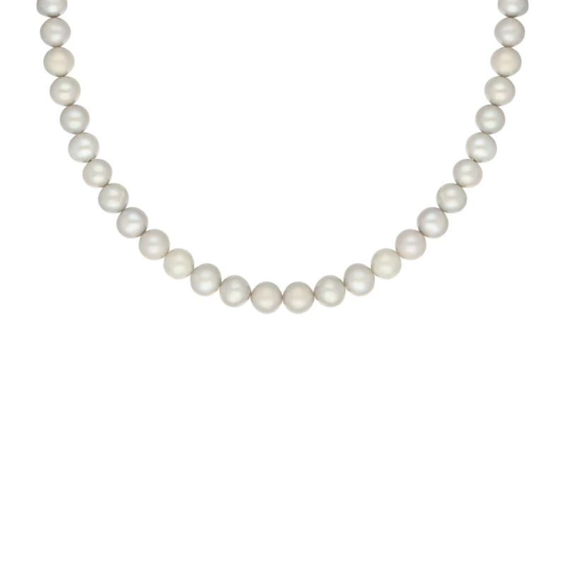 Parelketting lichtgrijs