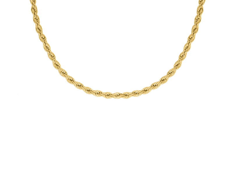 Gouden gedraaide ketting