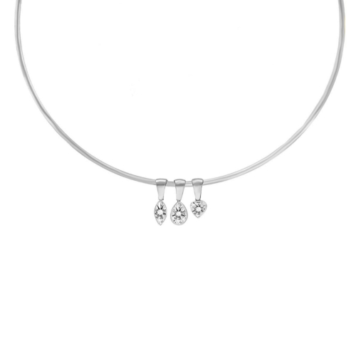 Choker ketting met steentjes