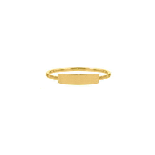 Ring bar gold plated