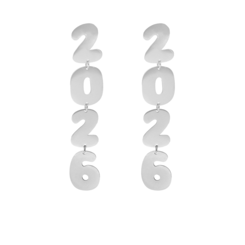 Oorbellen 2026 goudkleurig