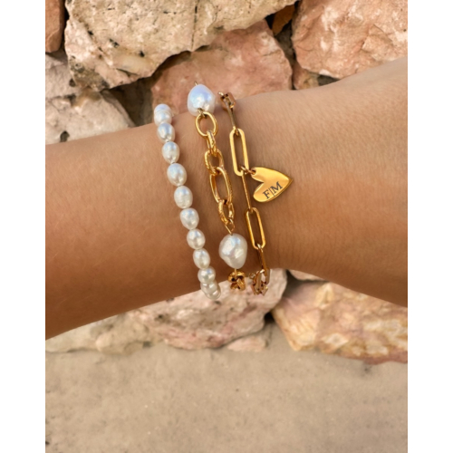 Parel Armband Musthave goud kleurig