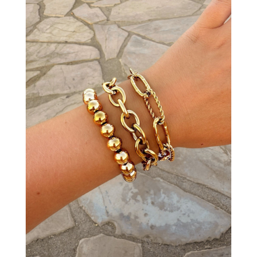 Girlboss chain bracelet goldplated
