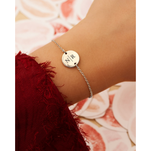Gepersonaliseerde Armband Twee Initialen