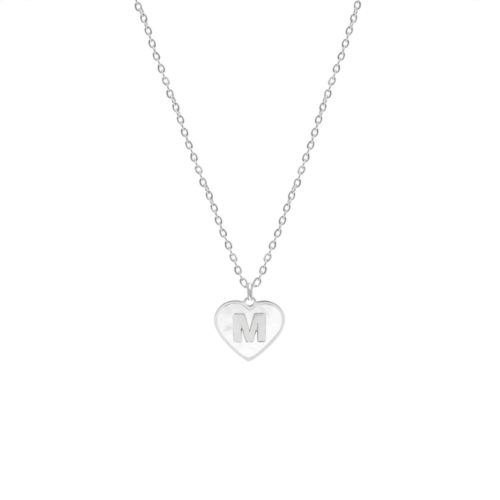 Zilveren ketting luxury initial