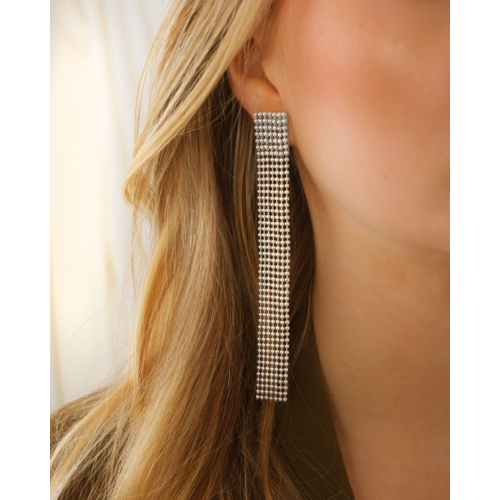 Lange oorbellen statement