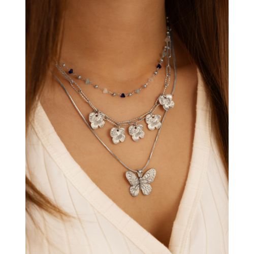 Schakelketting met bloemetjes