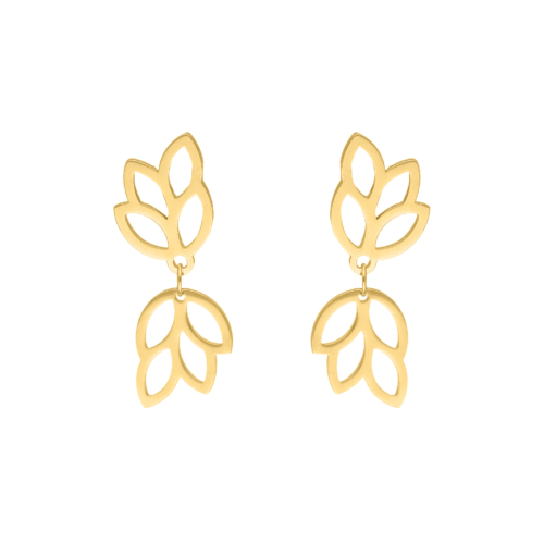 Earrings boho beauty goldplated