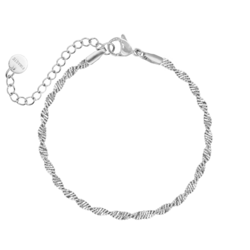Flower necklace fall goudkleurig