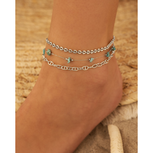 Chain enkelbandje eyecatcher mini