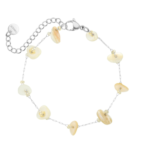 Armband love hearts double goudkleurig