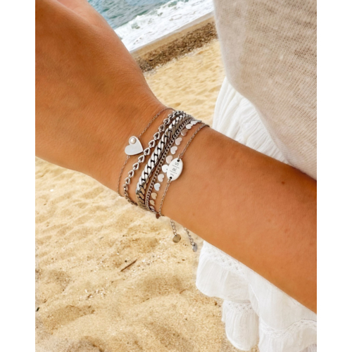 Armband platte chain