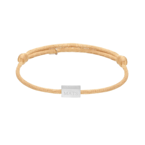 Initial cube armband nude 