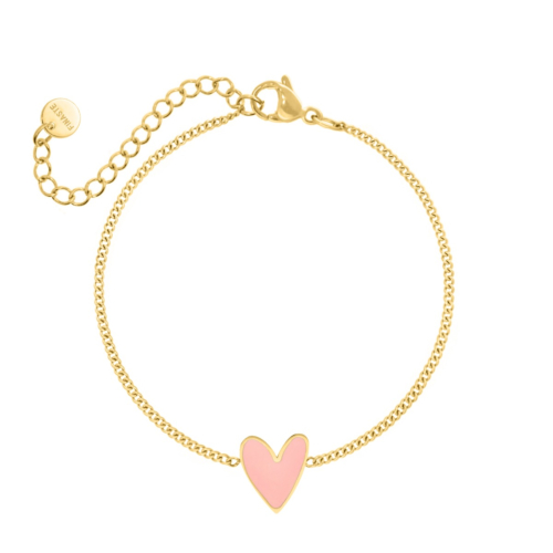 Gouden ring met vintage hartje