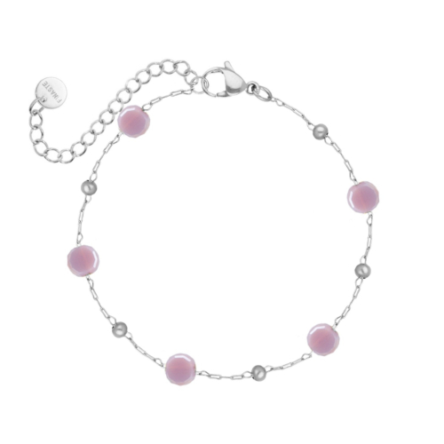 Armband love hearts double goudkleurig