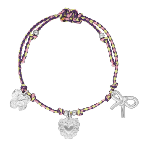 Flower necklace fall goudkleurig
