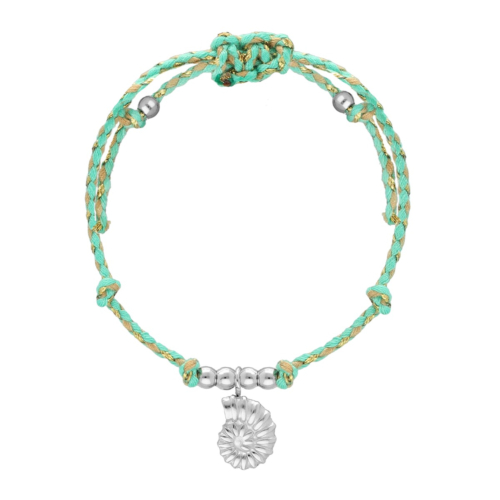 Flower necklace fall goudkleurig