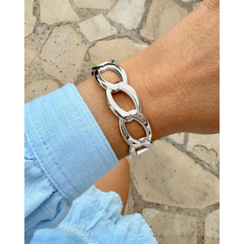 Chunky chain bangle