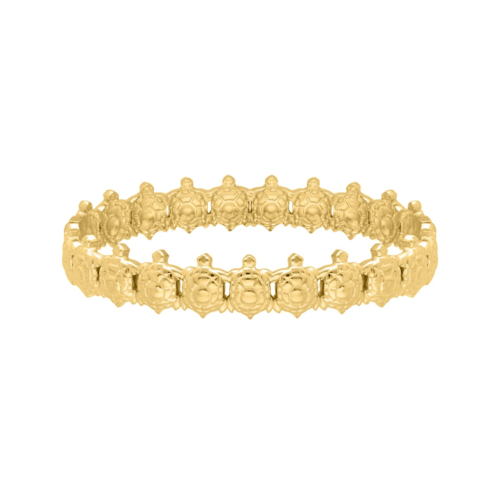 Bangle met schildpadden goudkleurig