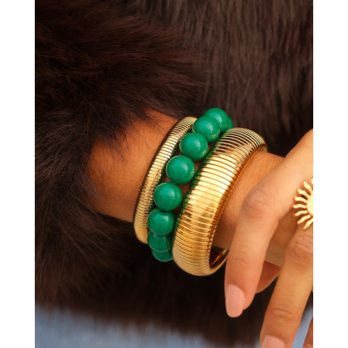 Kralen armband groen