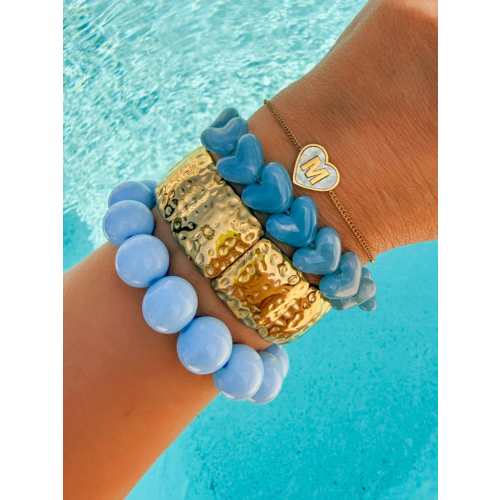 Vintage bangle statement goudkleurig