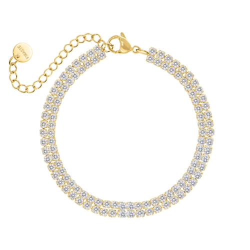 Dubbele tennis armband