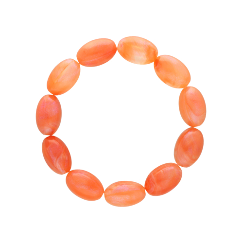 Kralenarmband oranje