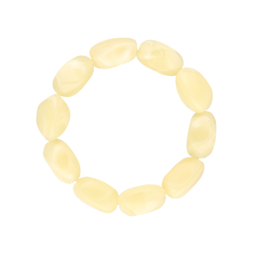 Kralenarmband witte stenen