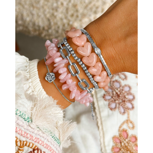 Snake armband met steentje