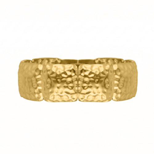 Vintage bangle statement goudkleurig