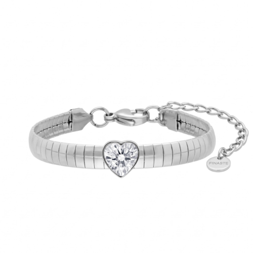 Snake armband hartje