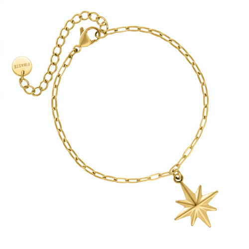 Armband met ster goudkleurig