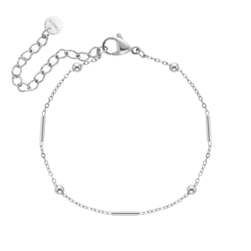 Armband met subtiele bolletjes & tubes 