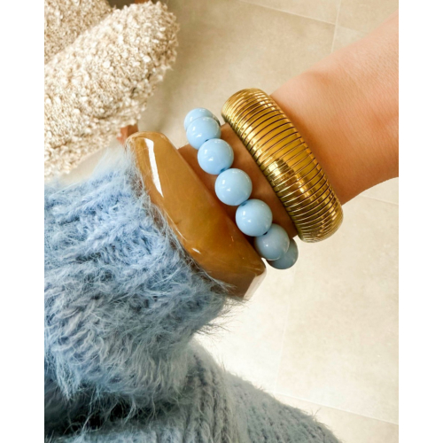 Bngle armparty blauw