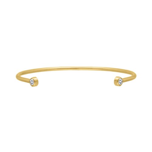 Steentjes bangle goud