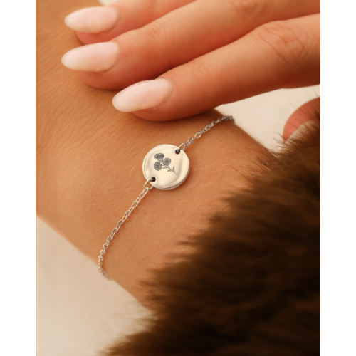 Geboortebloem armband
