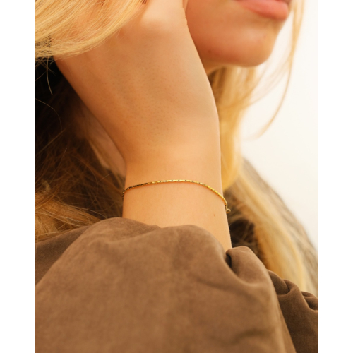 Minimalistisch armbandje goudkleurig