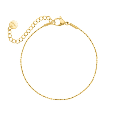 Minimalistisch armbandje goudkleurig