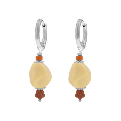 Oorbellen trendy kralen