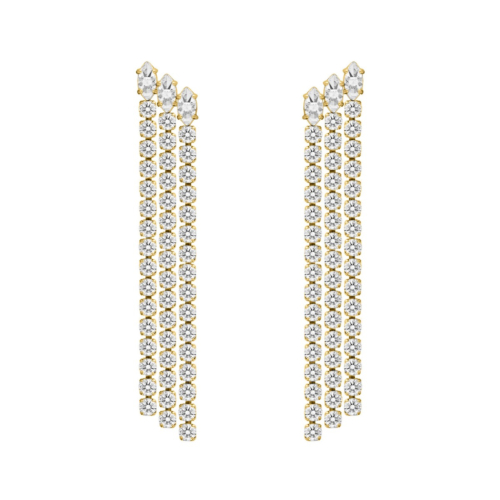 No. 1 Party oorbellen goudkleurig