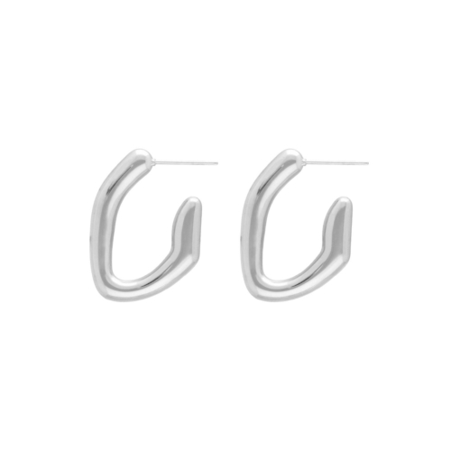 Organic curve oorbellen