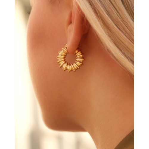 Luxe oorringen kleur goud