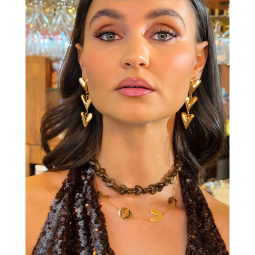 Love ketting goudkleurig