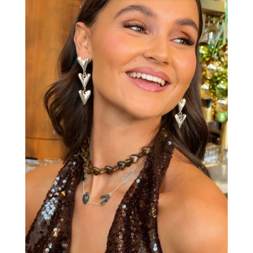 Hartjes oorbellen statement